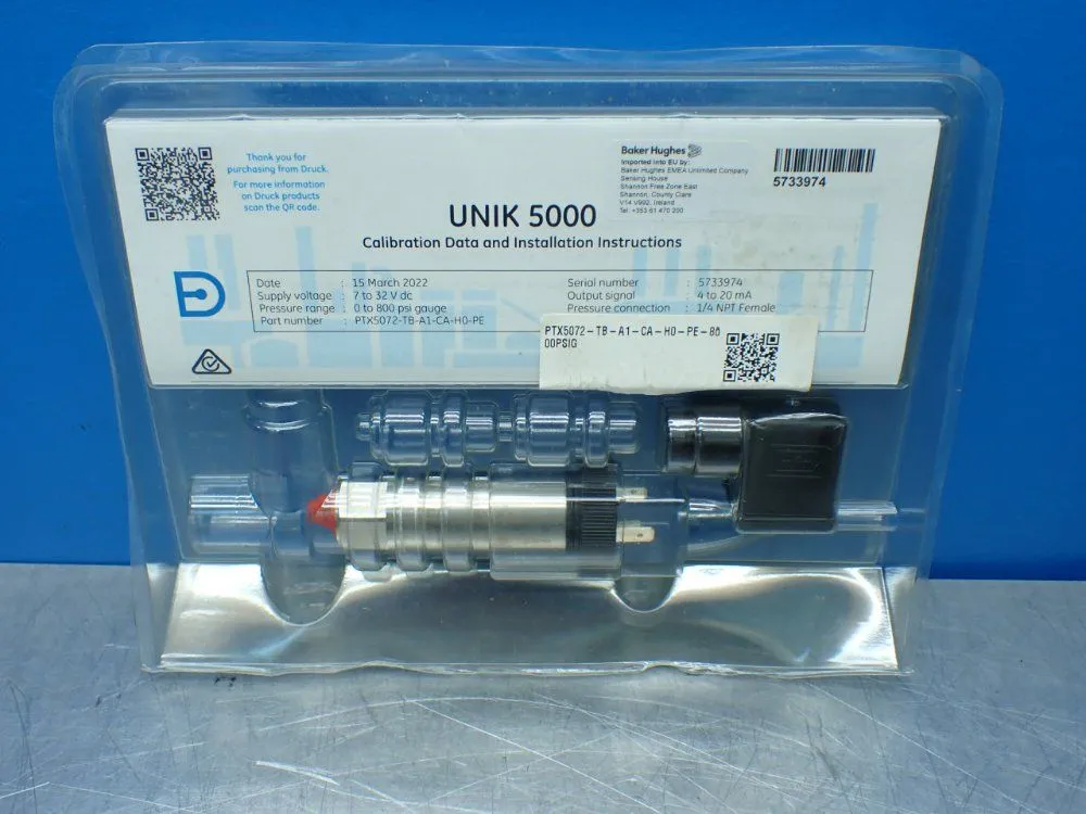 New | in-Stock GE PTX5072TBA1CAH0PE80 Pressure Transmitters Ohio US | HGR 24 #755751