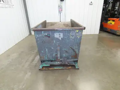 Wright Self Dumping Hopper 1 Yd Capacity 4000lb 7 Gauge Steel