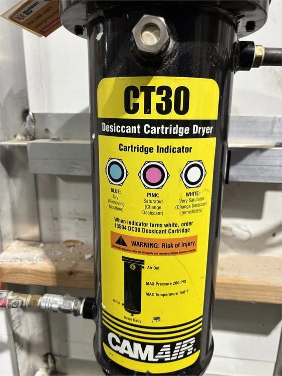 Used CAMAIR "CT30" Dehumidify Desiccant Dryers Texas US | MachineryMax #1488274