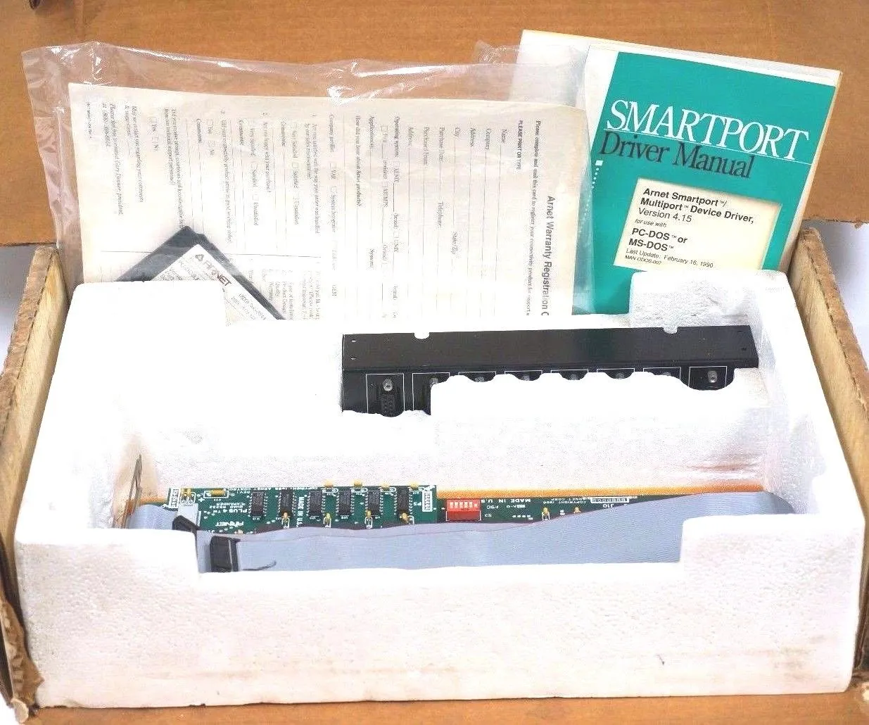 NEW ARNET MULTI-4 MULTIPORT BOARD W/ DBF-144 MODULE