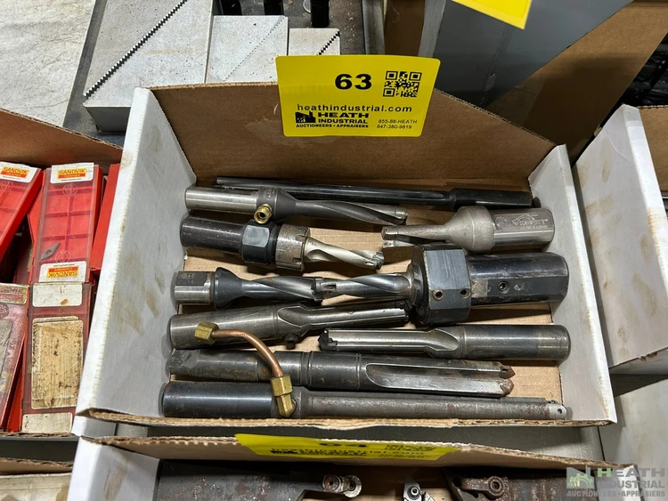 Used _UNKNOWN_ ASSORTED TOOLING AND TOOL HOLDERS Tool Holders Illinois US | Heath Industrial Auction Services #1549648