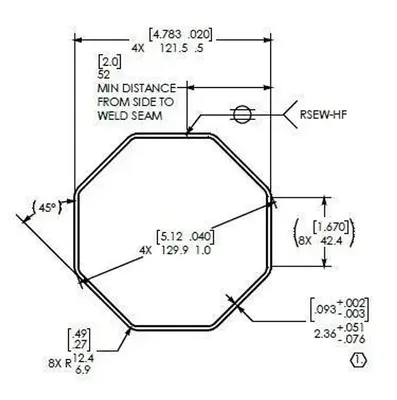 100 mm x 100mm VAI / SEUTHE Direct Forming Tube Welding Line
