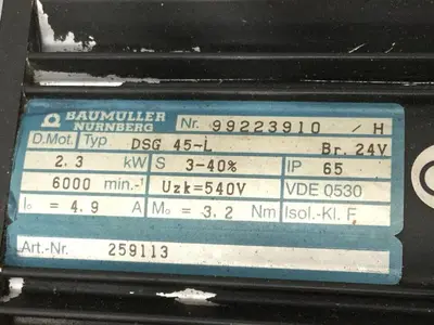 USED BAUMULLER DSG 45-L