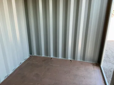 New 12’ Job Site Storage Container, 12’x87-1/2”x98-1/2” tall overall, Swing Doors on One End with 7’...