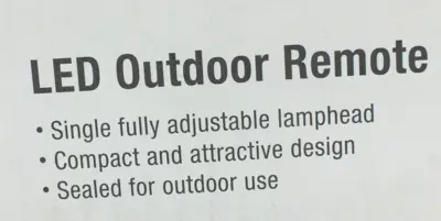 NEW HUBBELL LED OUTDOOR REMOTE