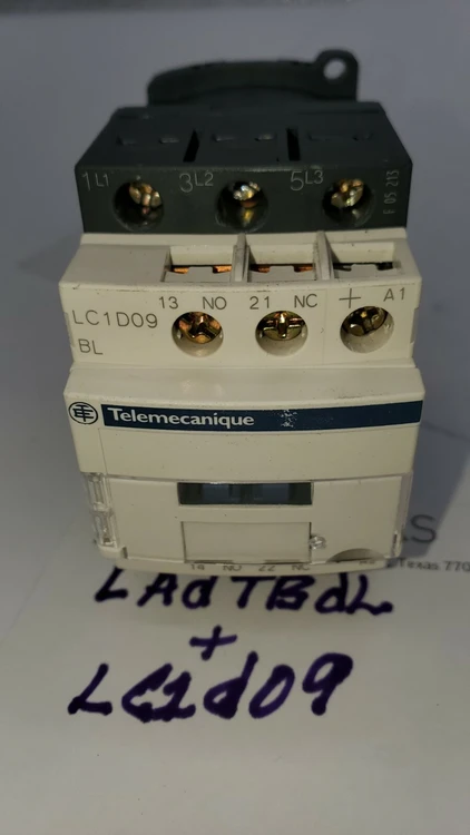 Used Telemecanique LADTBDL + LC1D09 contactor Relays & Switches Arizona US | ASSET CONVERSION SPECIALISTS, INC. #307131