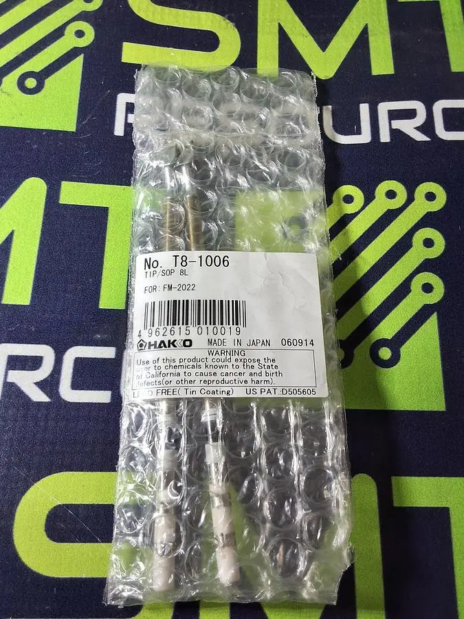 HAKKO T8-1006 TIP FOR 8mm SOP COMPONENTS - LOT OF 2 - BRAND NEW