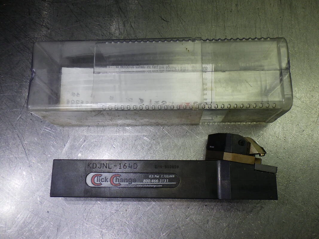 Click Change Coolant Thru Lathe Tool Holder 1" Shank KDJNL-164D (LOC2971A)