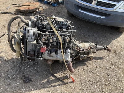 Chevy 5.3L V8 gas engine with 4L60E automatic transmission, used, said to have approx 120,000 miles ...