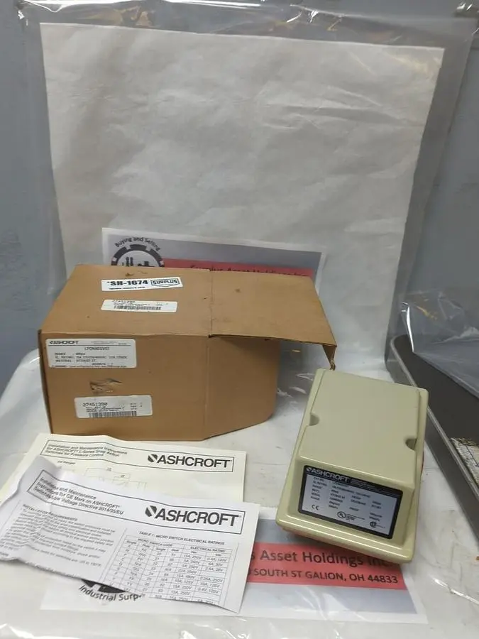 New | in-Stock ASHCROFT LPDN4GGV07 Industrial Controls Ohio US | Surplus Asset Holdings #1242993