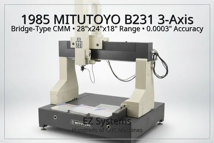 Used 1985 MITUTOYO B231 Coordinate Measuring Machines Oregon US | [EZ] EZ Systems #1281263