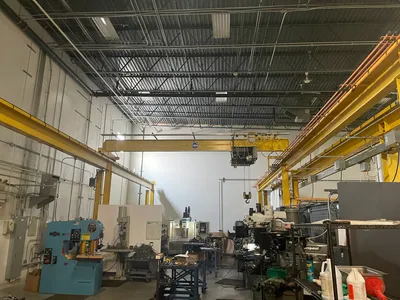 Used OMH (2) 5 TON BRIDGE CRANES WITH RAILS AND SUPPORTS. Bridge & Overhead Cranes Wisconsin US | Miedema Asset Management Group #1390016