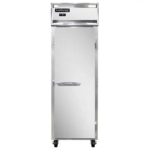 Continental 1FN 26" One Section Reach In Freezer, (1) Right Hinge Solid Door, 115v