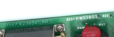 USED FUSION SYSTEMS CORP. 038032 REV. K PC BOARD