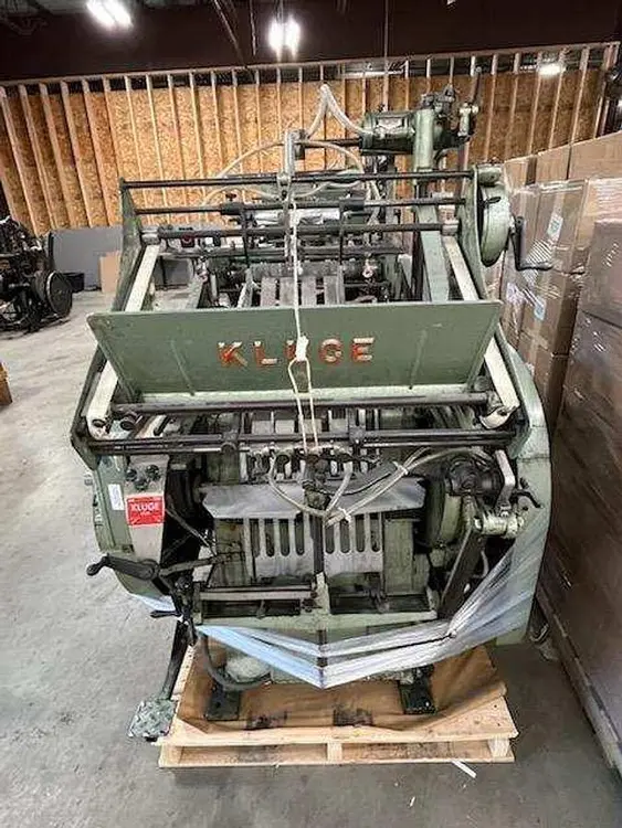 Used KLUGE FOIL STAMPER 14 X 22 _UNKNOWN_ Hot Stamping | Paper Converting Equipment #395816