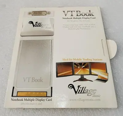 VILLAGE TRONIC VT BOOK NOTEBOOK MULTIPLE DISPLAY CARD