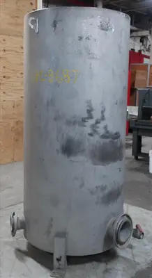 SPC8687  Tank 350 gallon vertical tank, Stainless Steel, flat