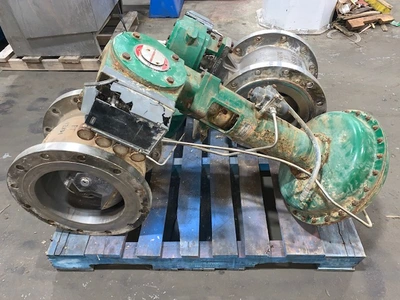 12" -150# Fisher V-Ball Control Valve Type V150, Stainless