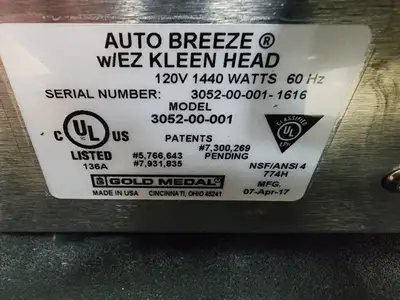 New | in-Stock Gold Medal New Gold Medal Auto-Breeze Cotton Candy Machine w/Clear Double Bubble C IP Concession Equipment Illinois US | Falcon Restaurant Supply #1376746