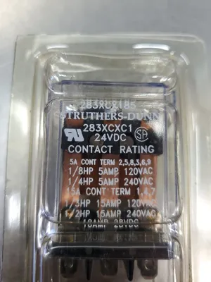 Struthers-Dunn 283XCX185 Electronic Relay, 15A 120-240VAC. 4C-38