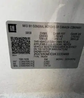 Used 2019 CHEVROLET SILVERADO 1500 . Pickup Trucks Florida US | Truck and Van Outlet #1509175