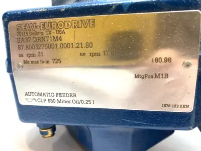 Used SEW-Eurodrive Helical-Bevel Gearmotor 0.5HP 21RPM 230/460V Gearmotors Michigan US | Maverick Industrial Sales #1394398