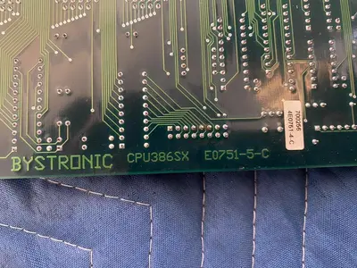 Bystronic CPU386SX 700256 CPU Circuit Board E0751-5-C