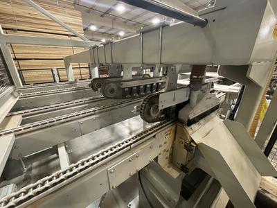 Weinig Optisaw System with Luxscan Combiscan and 3 Opticut 450 Quantum