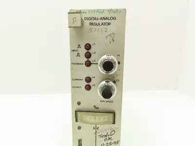 Cerutti 28834 Digital Analog Manual Regulator