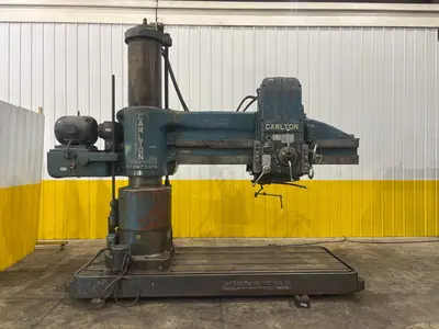 7' X 17" CARLTON MODEL #3A RADIAL ARM DRILL: STOCK 15026