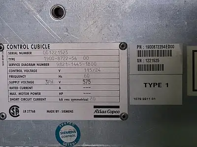 USED 2009 ATLAS COPCO GA315