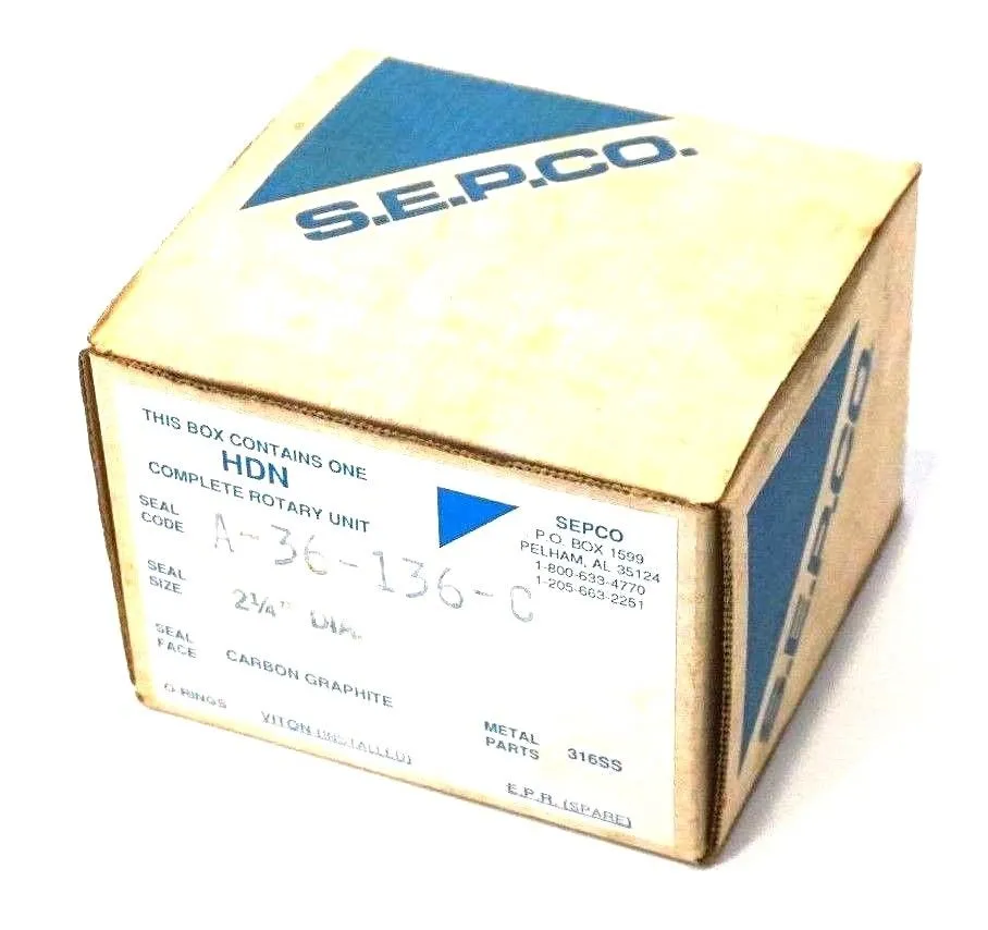 NEW SEPCO HDN ROTARY UNIT 2 1/4" DIAMETER