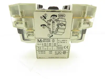 Moeller PKZMO-10 Manual Motor Starter 10A 600VAC 3PH  Lot Of 5