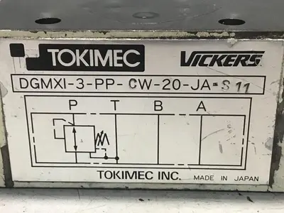 USED TOKIMEC DGMX1-3-PP-CW-20-JA-S11