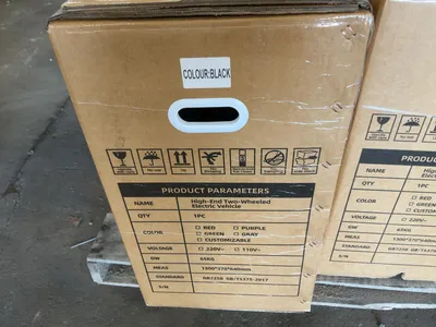 New SDLANCH EV Electric Scooter, Battery Operated, Steel Frame, Painted Plastic Shell, LED Running L...