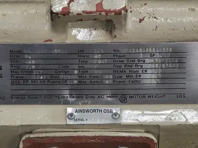 Used GE MOTORS 5KS184SE408D1 Motors (misc) British Columbia CA | Lenmark #246957