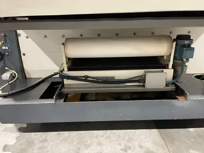52" TIMESAVER 4121-25-04 DUAL HEAD METAL WET BELT SANDER