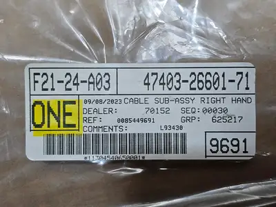 NEW 2023 TOYOTA GENUINE PARTS 47403-26601-71