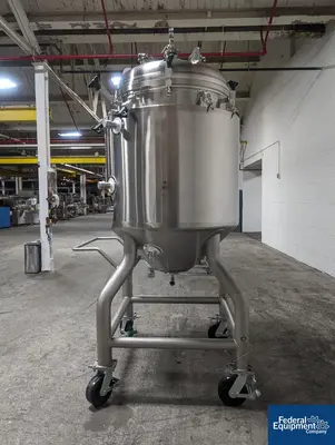 USED A&M Process 500 Liter A&B Process Receiver Tank, 316 S/S, 44/150#