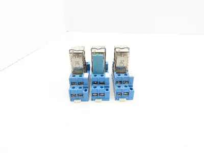 Finder 56.32.8.125.0000 Terminal Relay Socket 125V Coil Lot of 3