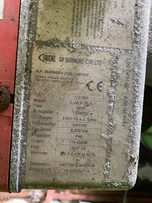 USED CFB Boilers 952kg/hour