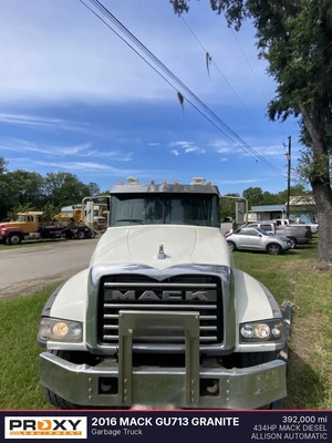 Used 2016 MACK GU713 GRANITE Garbage trucks Florida US | Proxy Equipment #1381955