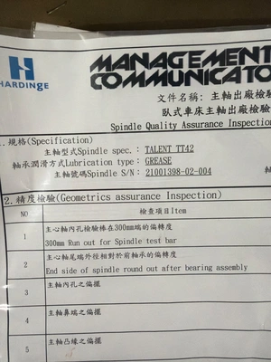 NEW HARDINGE 21001398-02-004