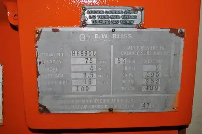 USED BLISS C-75