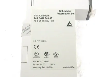 NEW SCHNEIDER 140-DAO-840-00 TSX QUANTUM OUTPUT MODULE 140DAO84000