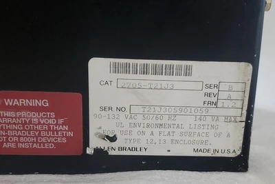 USED Allen-Bradley 2705-T21J3