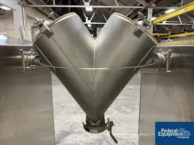 Used Patterson-Kelley 3 Cu Ft PK Blender Double Cone - V Mixers Ohio US | Federal Equipment Company #1339994