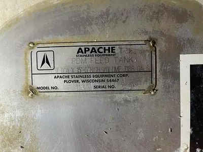 USED APACHE STAINLESS TANK