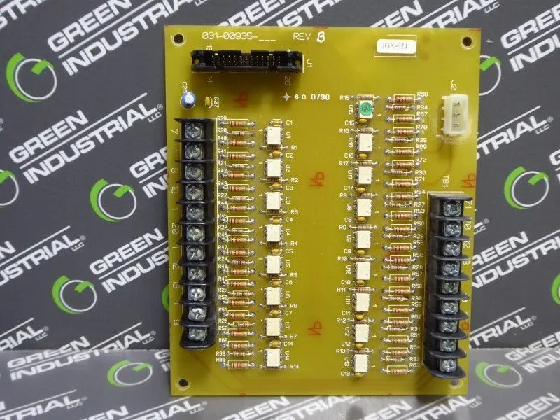 York 031-00935 Logic Control Board Rev. B Used
