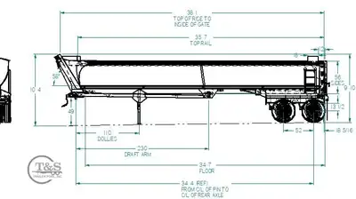 Used 2024 MAC TRAILER MFG _UNKNOWN_ Dump Trailers Illinois US | T&S Trailer Pool #1509381
